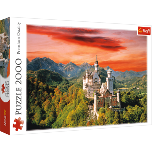 PUZZLE 2000 el. Zamek Neuschwanstein. Bawaria
