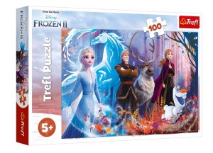 Puzzle Trefl 100 el. Disney Frozen 2. Magia Krainy Lodu
