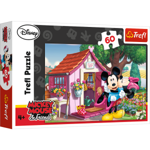 Puzzle Trefl 60 el. Miki i Minnie w ogrodzie