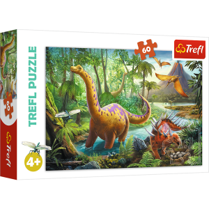 Puzzle Trefl 60 el. Wędrówki dinozaurów