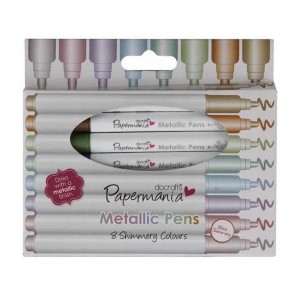 Pisaki metaliczne - Papermania, 8 szt.