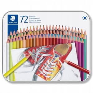 Staedtler - kredki ołówkowe w metalowym opakowaniu 72 kol.
