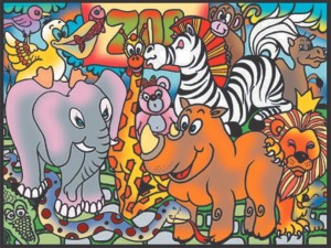 Malowanka ZOO
